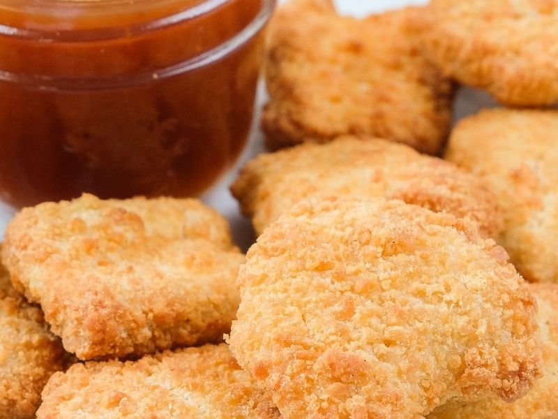 air frying frozen chicken nuggets 