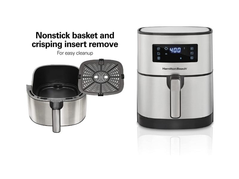 Hamilton Beach 5.3 Quart Digital Air Fryer Oven