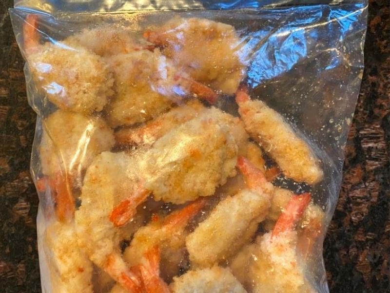 air fry frozen battered shrimp