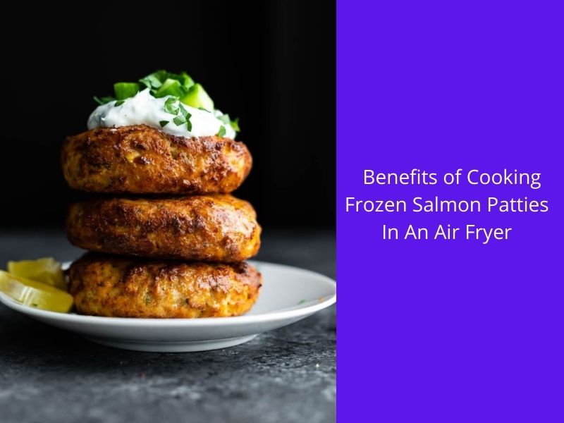 how long to air fry frozen salmon patties 