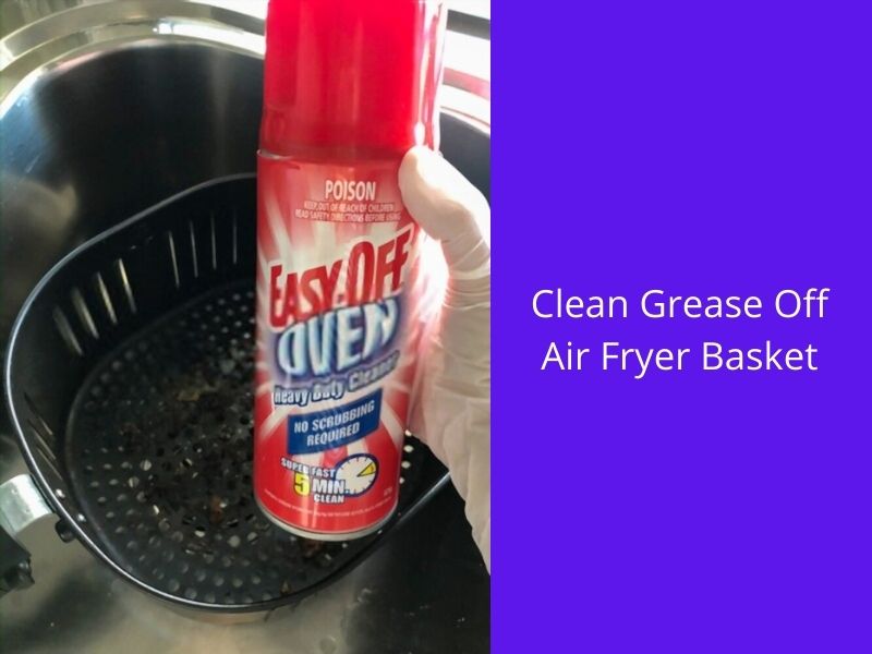 how to clean grease from air fryer 