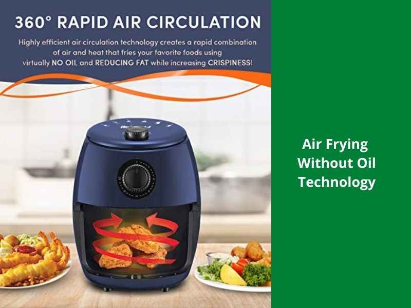 how does air fryer work without oil 