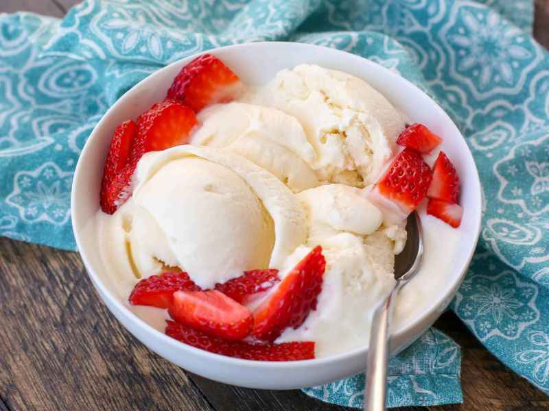 how to make ice cream in a blender with heavy cream
