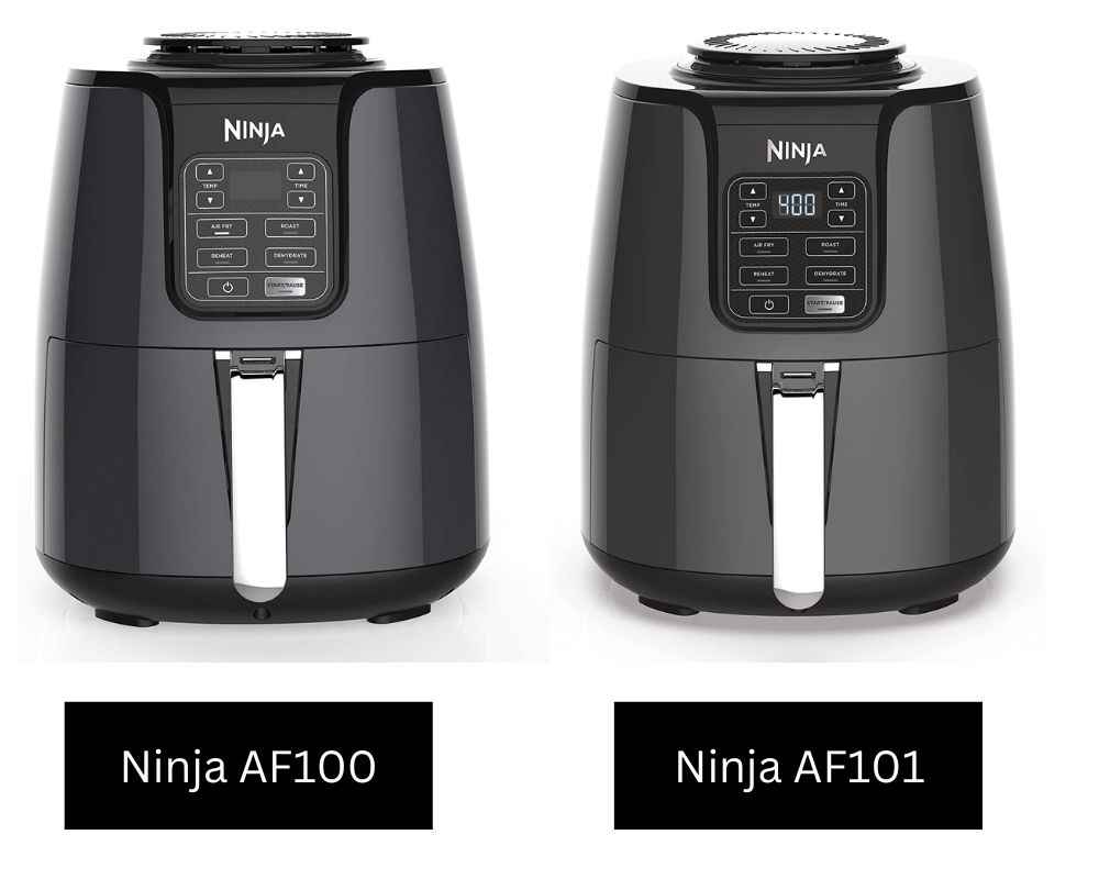 ninja 4 qt air fryer af100 vs af101